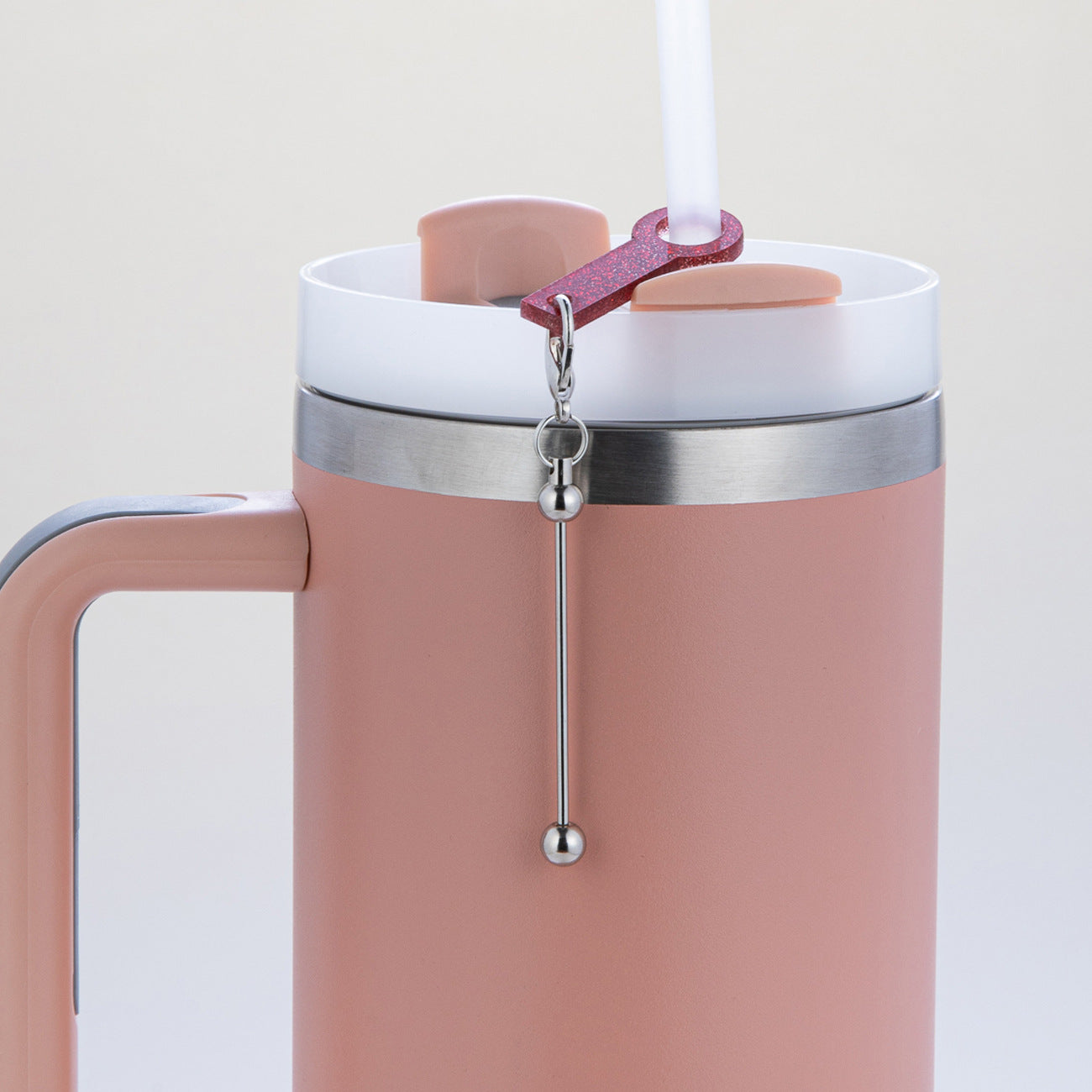 Wholesale Ready-Made DIY Beaded Acrylic Straw Hangings Suitable for 8Mm-10Mm Water Cup Straw Accessories Decoration